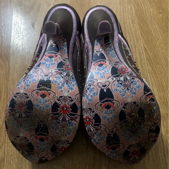 Irregular choice | EUC Women's size 10 stiletto | Embellished, beaded heels - Picture 5 of 10